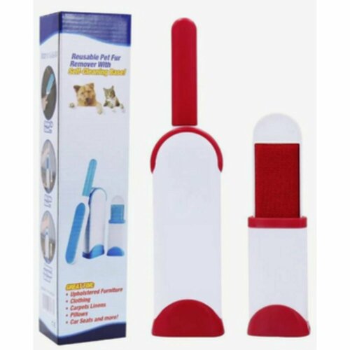 Щетка для одежды для удаления шерсти животных красный 459₽
