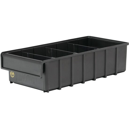 Пластиковый ящик Практик ESD 400x185x100  без разделителей 