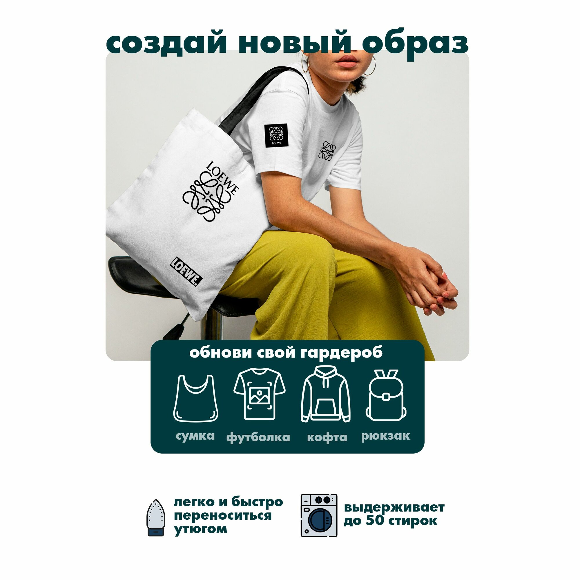 Термонаклейки на одежду Loewe — фото 1