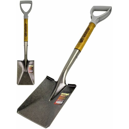 Лопата автомобильная совковая 76х21,5 см, мини, в машину