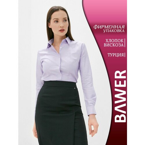 фото Рубашка bawer, размер 4xl, сиреневый