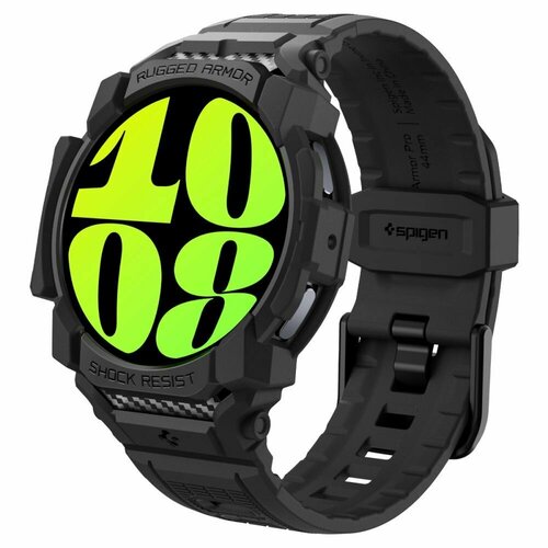 Ремешок для смарт-часов Spigen Rugged Armor Pro для Samsung Galaxy Watch 7 (44 mm) черный