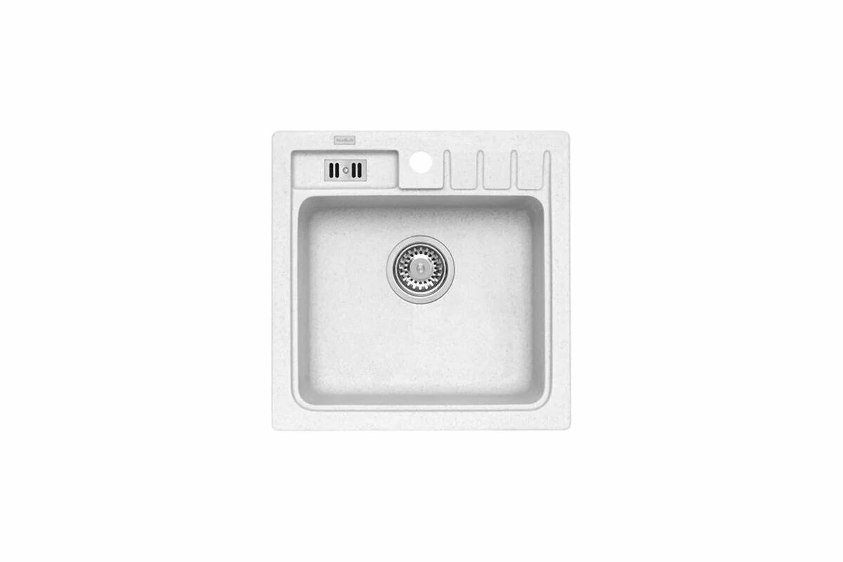 ALVEUS Мойка granital niagara 20 arctic-g11 465x465x180;1x с сифоном 1100885