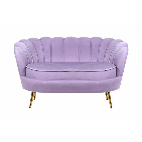 фото Прямой дизайнерский диван ракушка, pearl double purple, фиолетовый mak interior