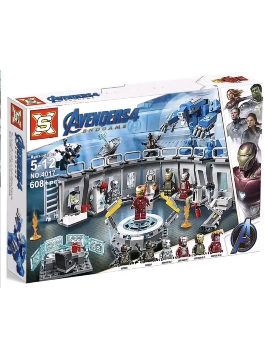 КонструкторHeroes Лаборатория железного человека аналог LEGO