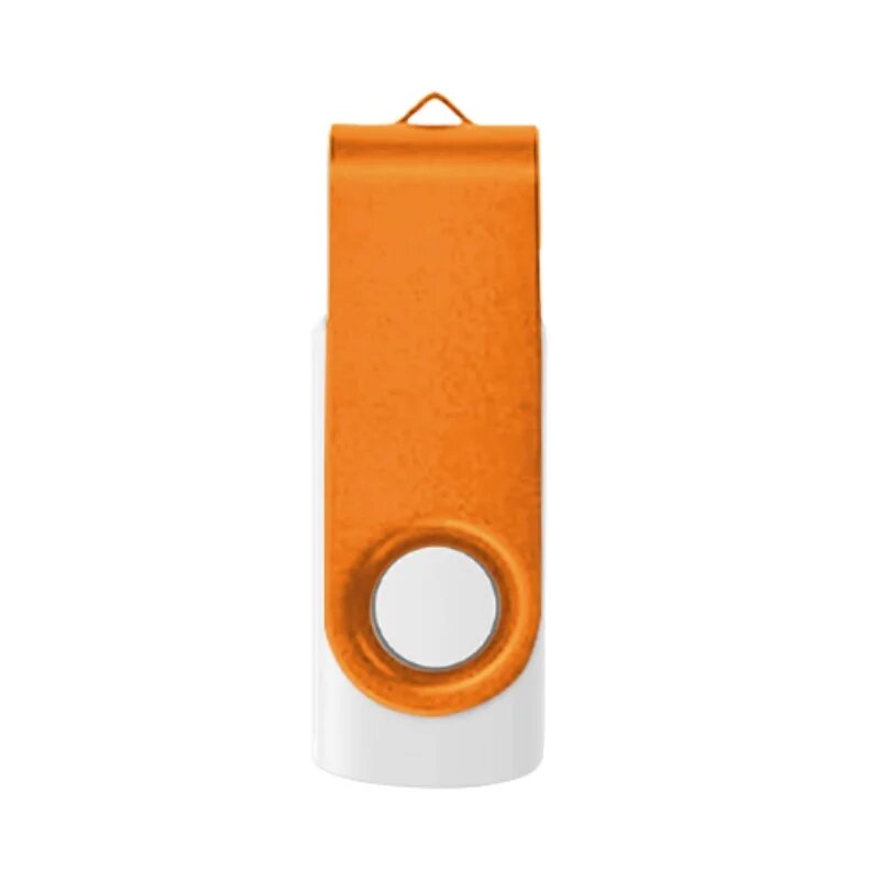 Металлический USB-накопитель OEING Custom Logo, Orange Color, 128 МБ