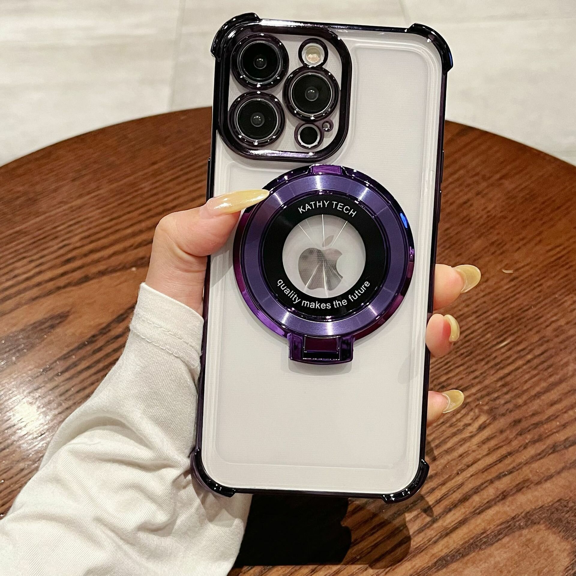 Чехол Barley Digital Technology, для iPhone 11, прозрачный, магнитный