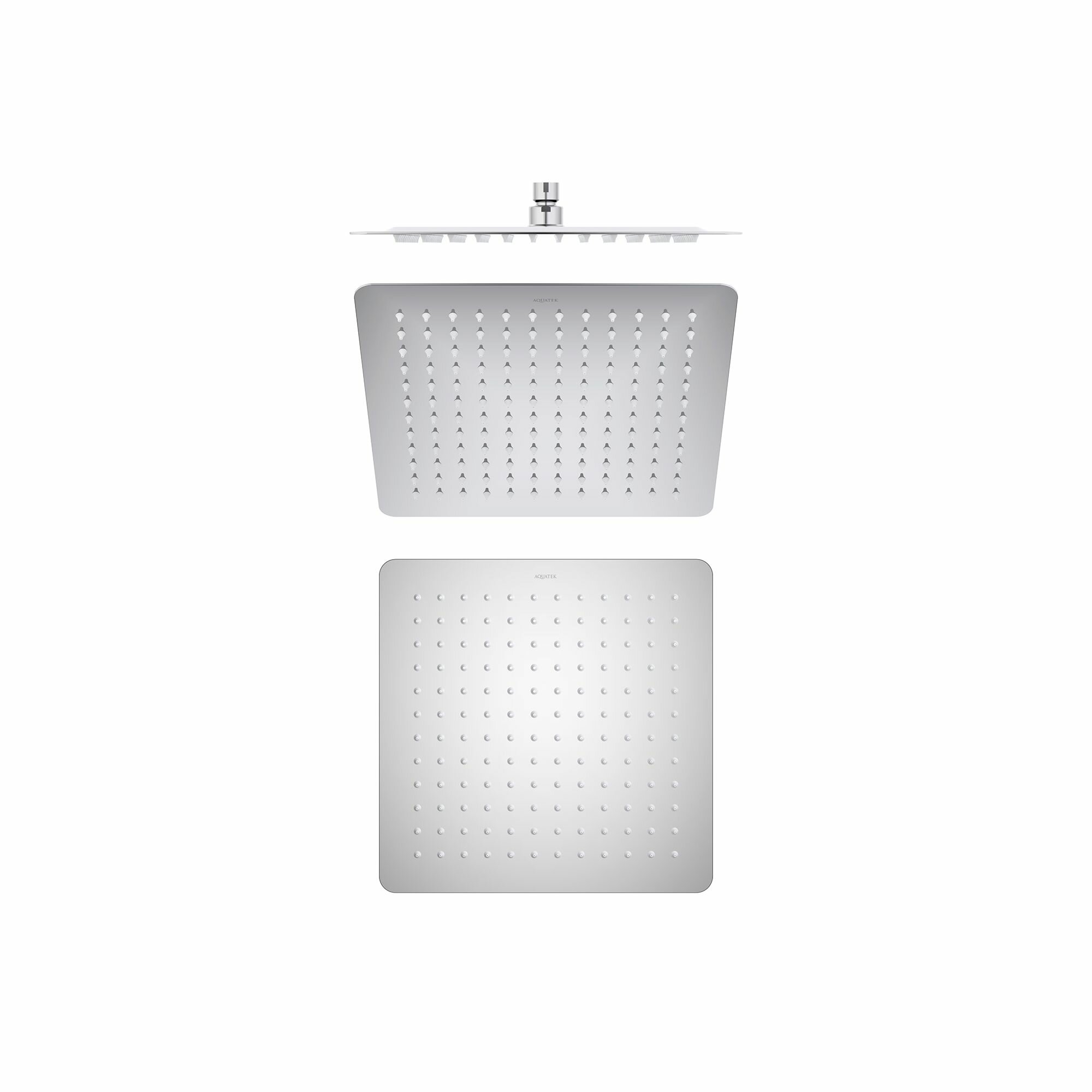 Квадратный верхний душ 300*300*2 мм AQUATEK AQ2074CR , Хром