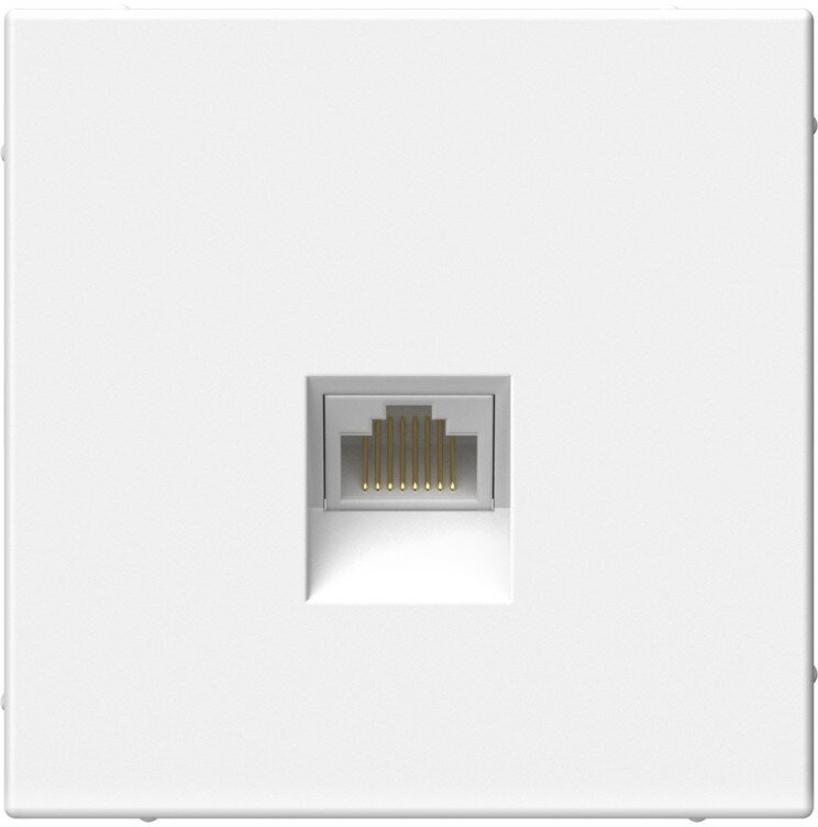 Механизм розетки компьютерной SYSTEME ELECTRIC Art Gallery RJ45 белый GAL000186