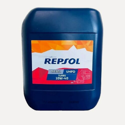 Изображение товара Моторное масло синтетическое REPSOL DIESEL Turbo UHPD 10W40, 20 литров канистра