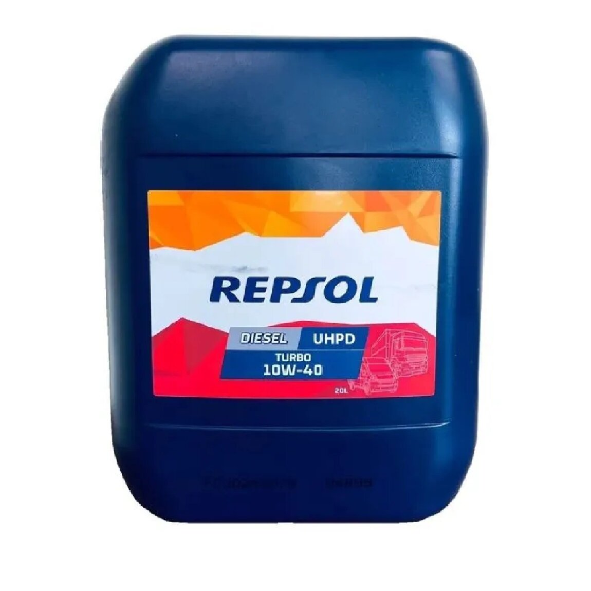 Моторное масло синтетическое REPSOL DIESEL Turbo UHPD 10W40, 20 литров канистра