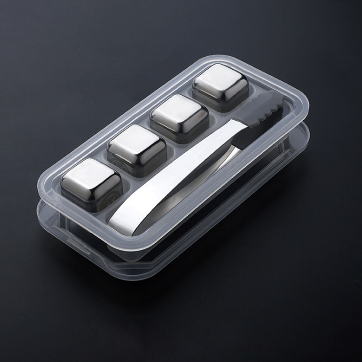 Картинки Охлаждающие камни для напитков Circle Joy Stainless Steel Ice Cubes (CJ-BK03) 4шт.