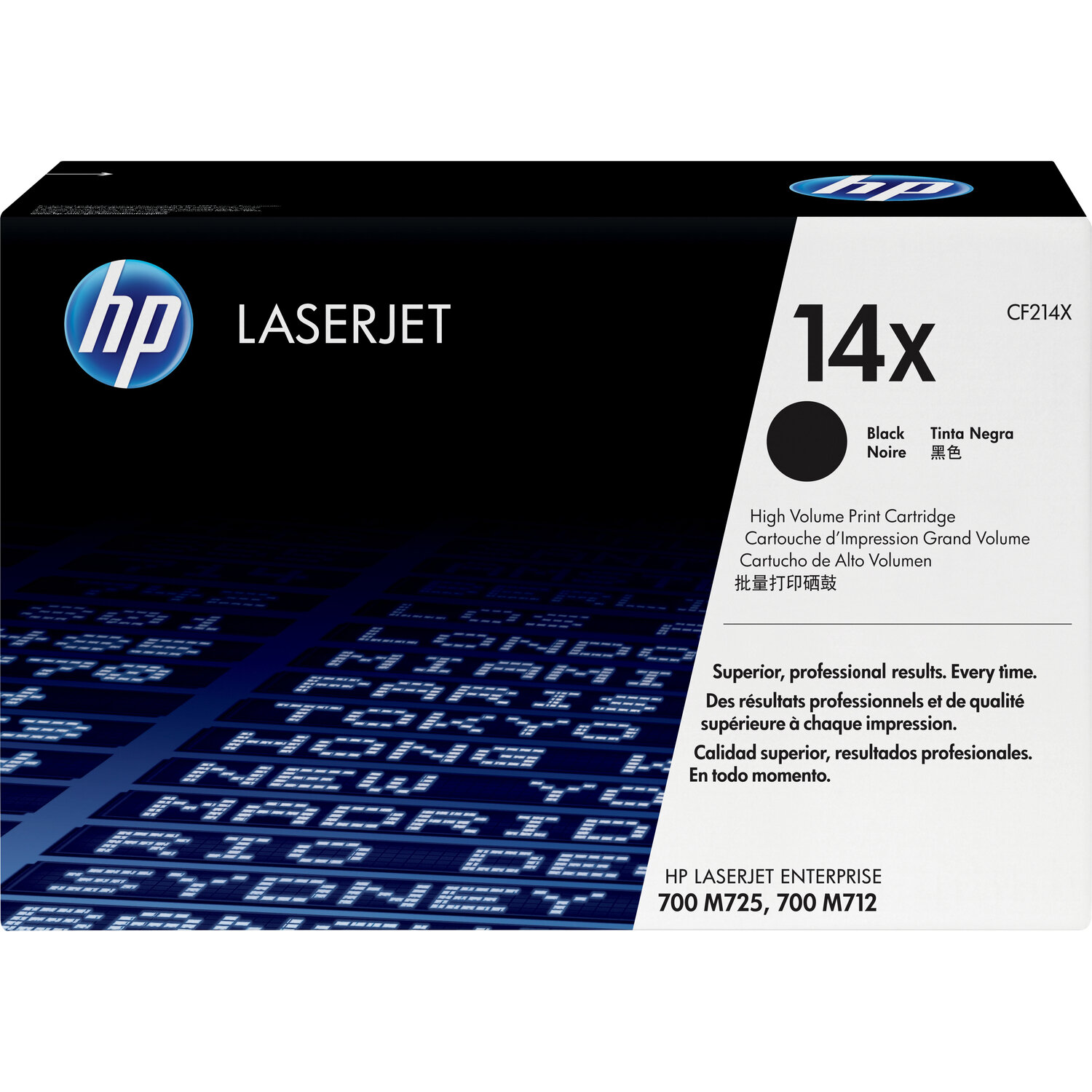 Картридж лазерный HP 14X CF214X, ресурс 17500 стр, оригинал, чёрный
