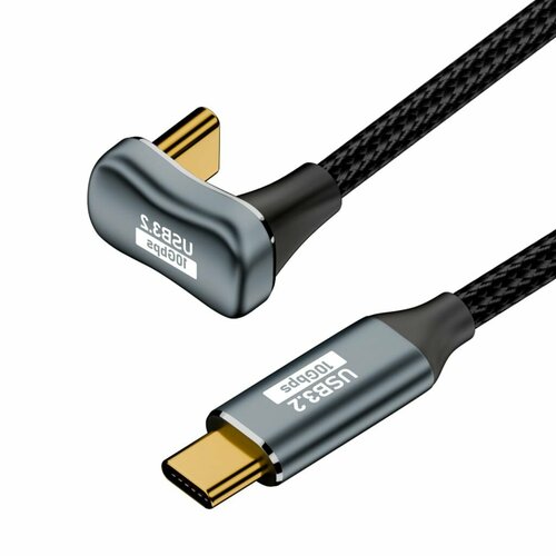 USB-концентратор Type C в Type C 100W U-образный кабель передачи данных-1 м 1 шт 658₽