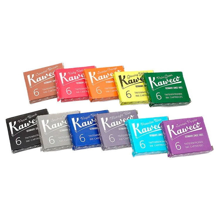 Набор картриджей KAWECO Ruby Red 6 шт, алый (10000008) — фото 1