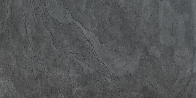 Каменный шпон Samplestone Black Slate сланец рельефный морозостойкий черный 1220x610 мм