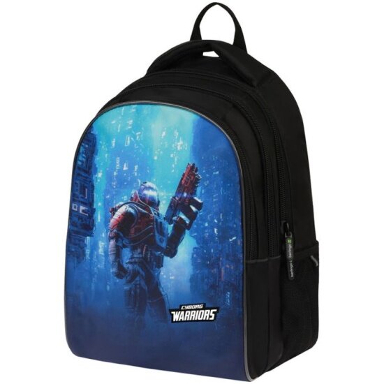 Рюкзак Berlingo inStyle "Warrior" 41*27*20 см, 3 отделения, 2 кармана, эргономичная спинка