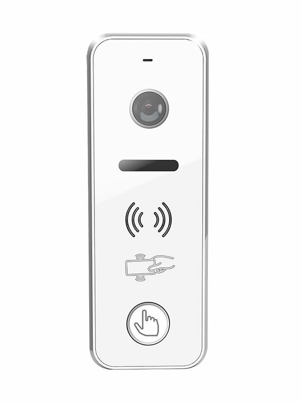 IPanel 2 HD EM (White) Вызывная видеопанель видеодомофона с широким углом обзора 120гр.(для 1080p) и встроенным считывателем и контроллером карт формата Em-marin.