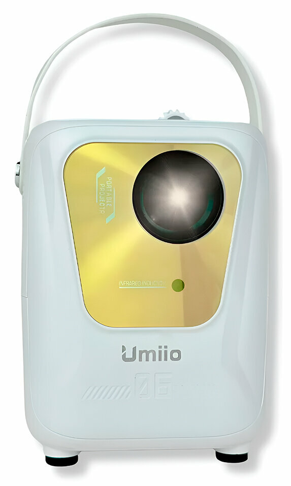 Игровой мини-проектор с 2 геймпадами Umiio Player Projector Q4 Pro White