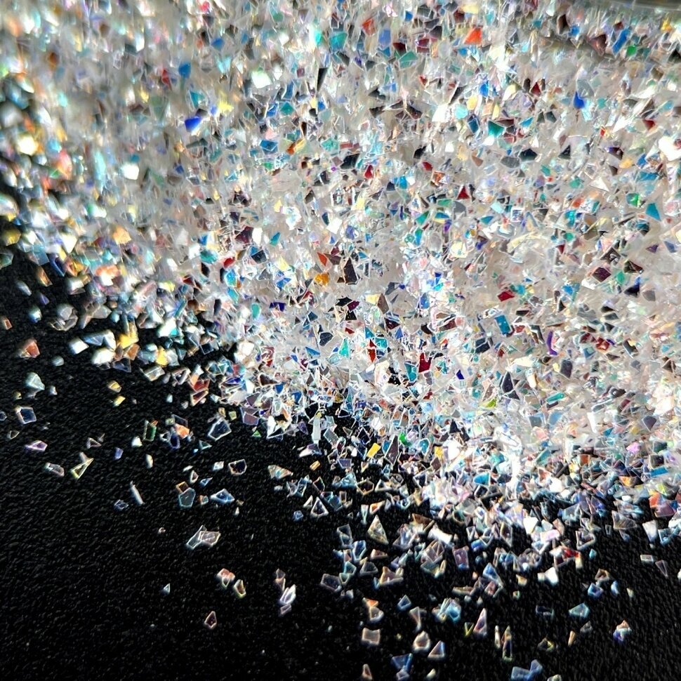 Глиттер для творчества EPOXYMASTER "Хрустальный лед", 25мл — фото 1