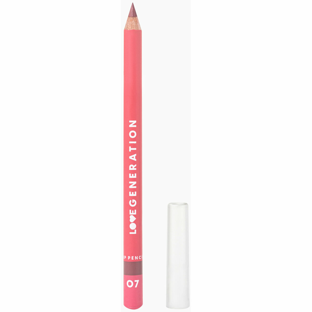 Карандаш для губ Love Generation Lip Pencil тон 07 Холодный коричневый, 1.2 гр