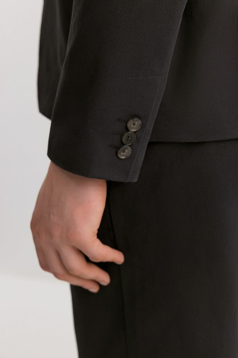 Пиджак из 100% хлопка BAON B6225004 - фото №6