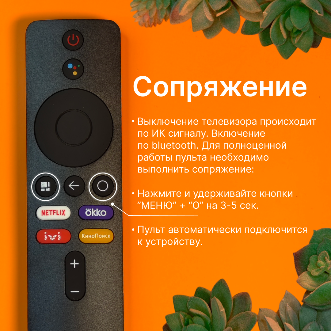 Универсальный голосовой пульт ДУ для приставок Xiaomi / (ресивера) Сяоми Ми Android TV Box / XMRM-M6 — фото 1