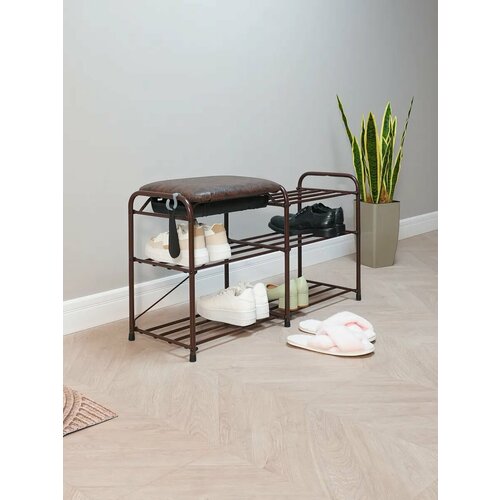 Обувница в прихожую с сиденьем и ящиком 4415₽
