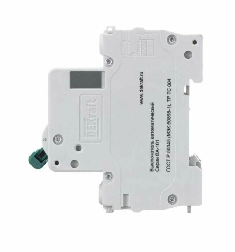 Автоматический выключатель DEKraft ВА101-2P-063A-C 11072DEK — фото 1