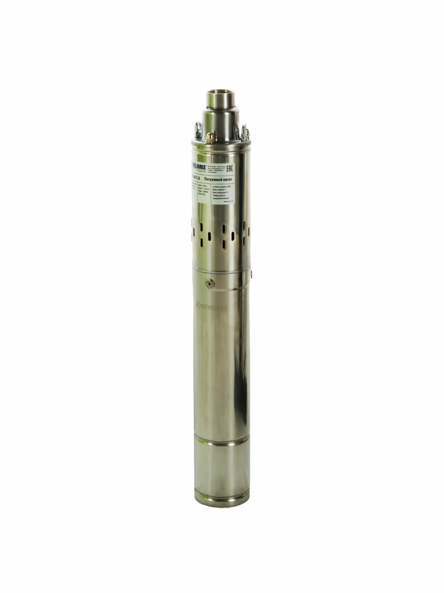 Насос садовый скважинный 3SP60/1.8 высота подъема 60 м кабель 15м 1800 л/час