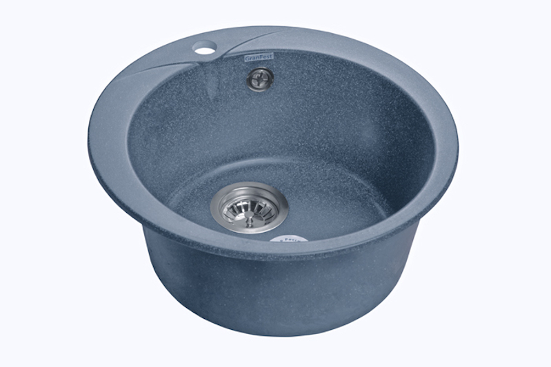 Кухонная мойка GranFest Rondo GF-R480 графит мрамор