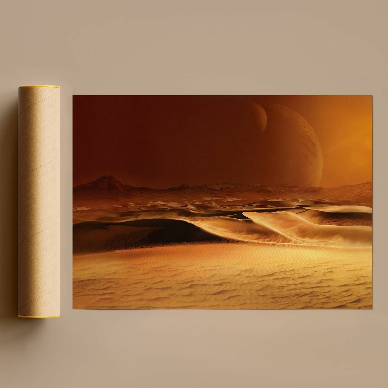 Постер Дюна 30х40 см без рамы/ Dune/ Постер по фильму для интерьера в подарок