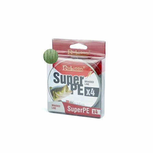 RUBICON Плетеный шнур RUBICON Super PE 4x 135m, olive, d=0,22mm