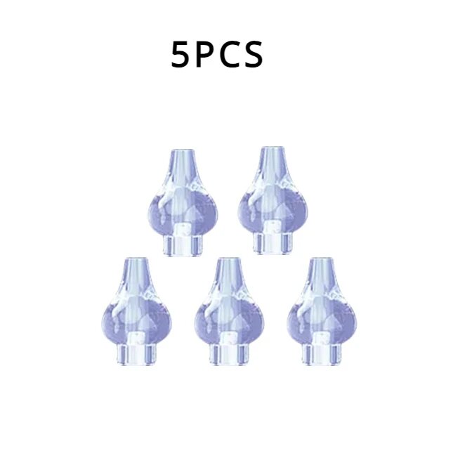 Детский носовой аспиратор силиконовый 10 мл/20 мл, Nose head 5pcs