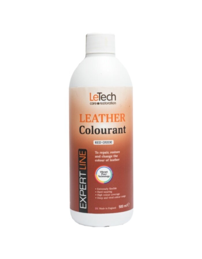 LeTech Expert Line Краска для кожи (Leather Colourant) Red, 500мл