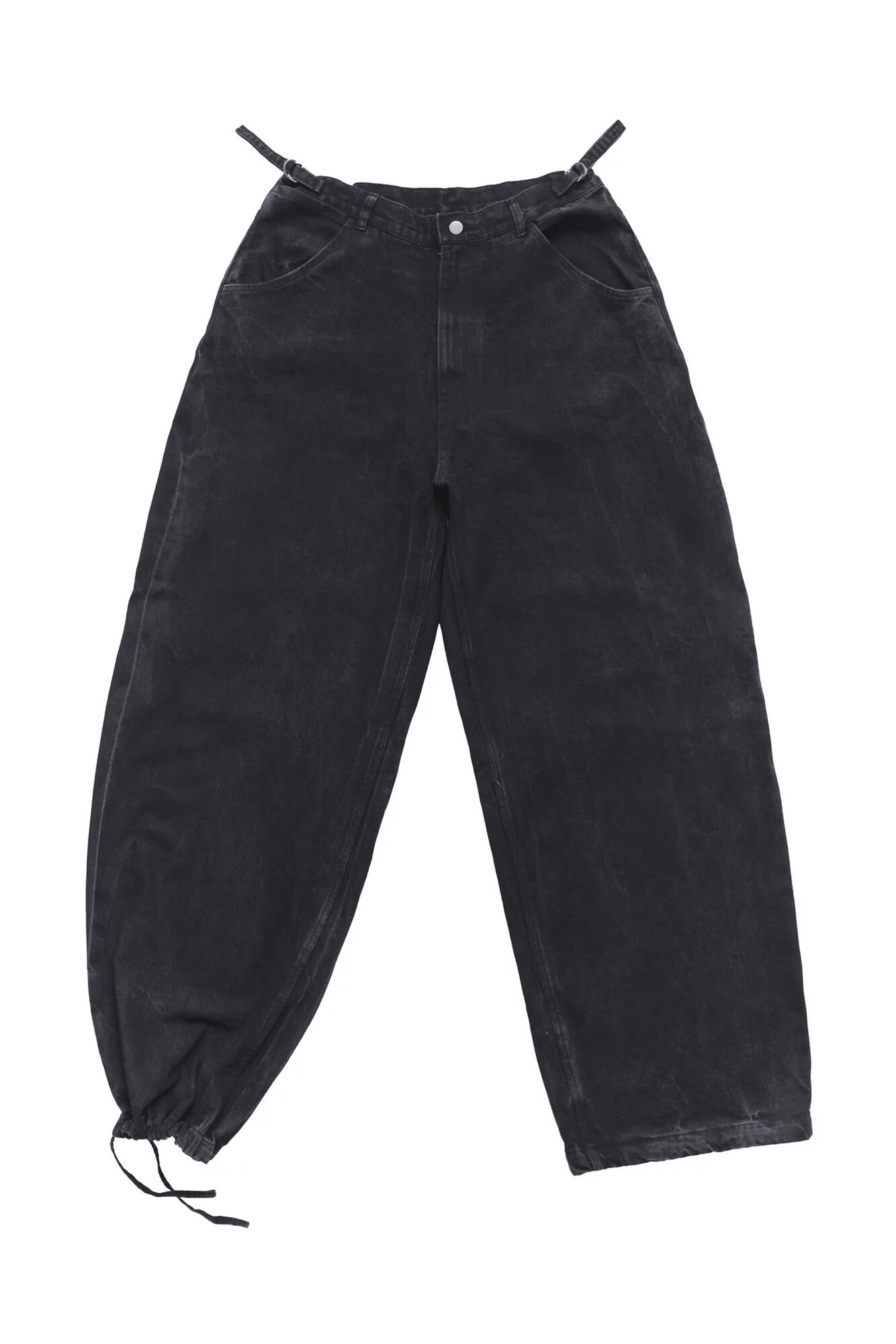 Джинсы багги XSAI BAGGY JEANS, размер XL, washed black