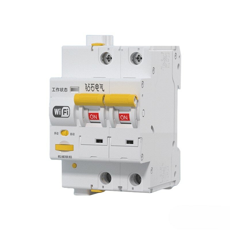 Умный однофазный автомат с нулевой линией Xiaomi Diamond WiFi Switch Metering Model 2P 220V (40A)