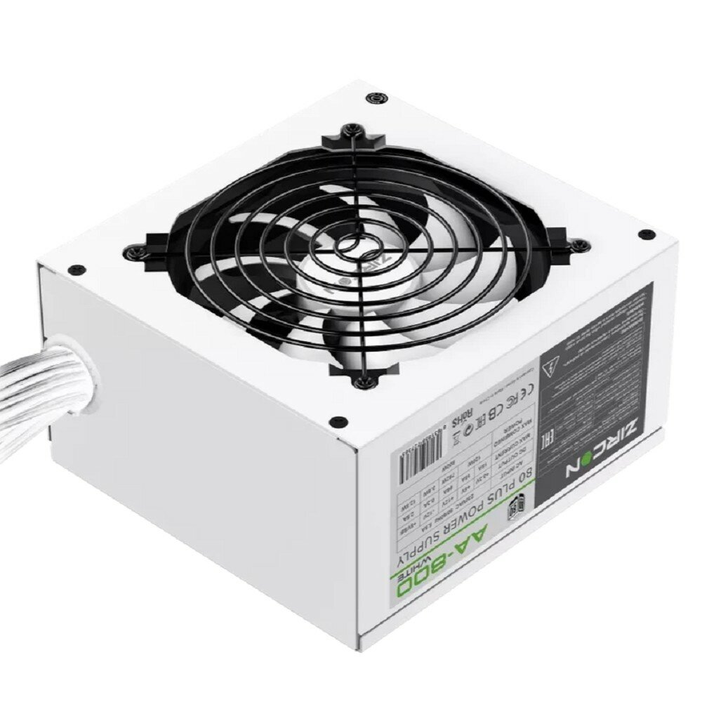 Блоки питания ZIRCON Блок питания ATX 800W AA-800 White — фото 1