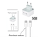 Зарядное устройство 50 W для iPhone, iPad, AirPods и других устой...
