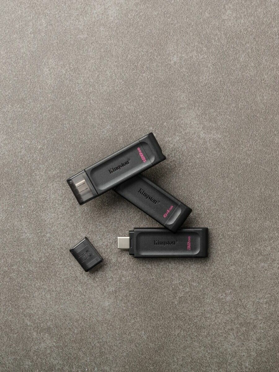 Флешка USB Type-C 256 ГБ Kingston DT 70 USB 3.2 gen.1 (DT70/256GB) — фото 1