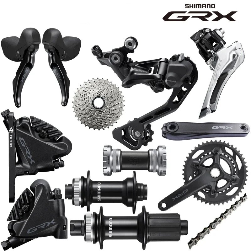 SHIMANO GRX RX400 10-скоростной групсет, CS-34T Group, BB-RS501, 46-30T, 170 мм