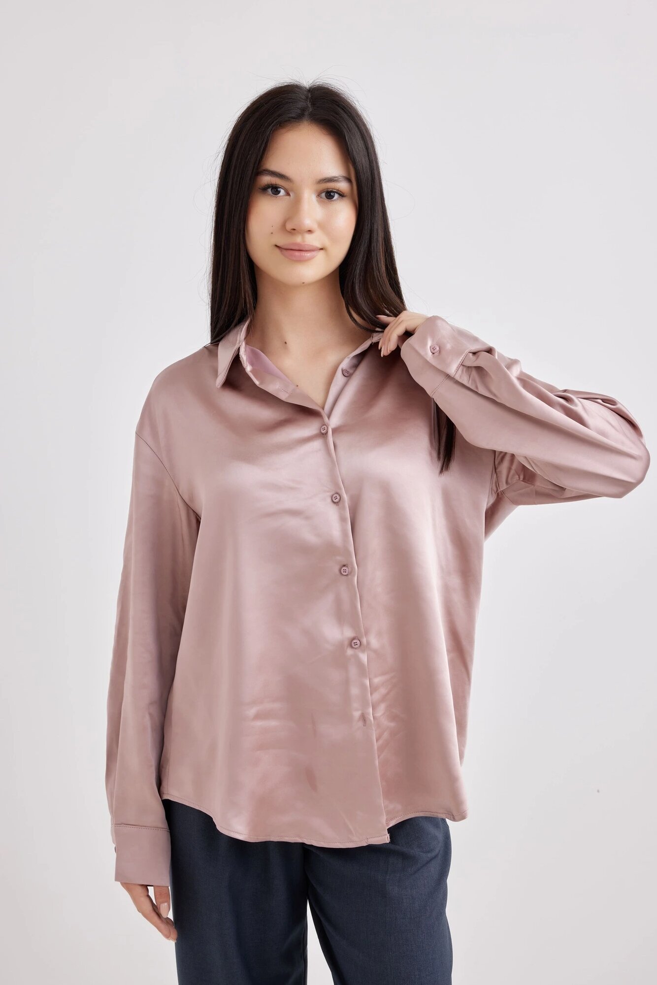 Блуза Selfie, размер M, розовый — фото 1