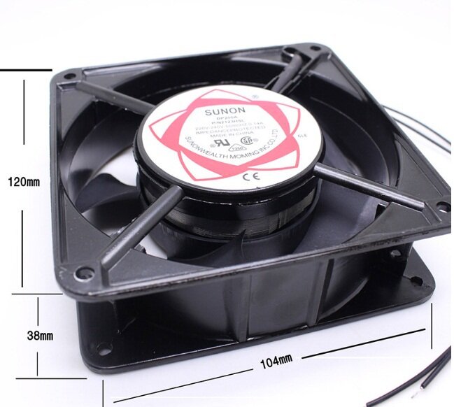 Бесплатная доставка SNUON AC 220V 12038 Cabinet AC Вентилятор охлаждения 120x120x38mm cooler 2123HSL