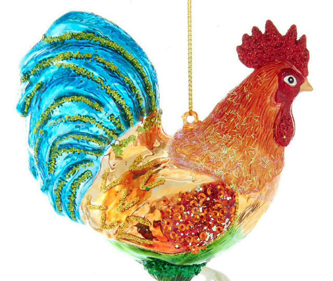 Ёлочная игрушка, стекло, 9 см, Kurts Adler — фото 1