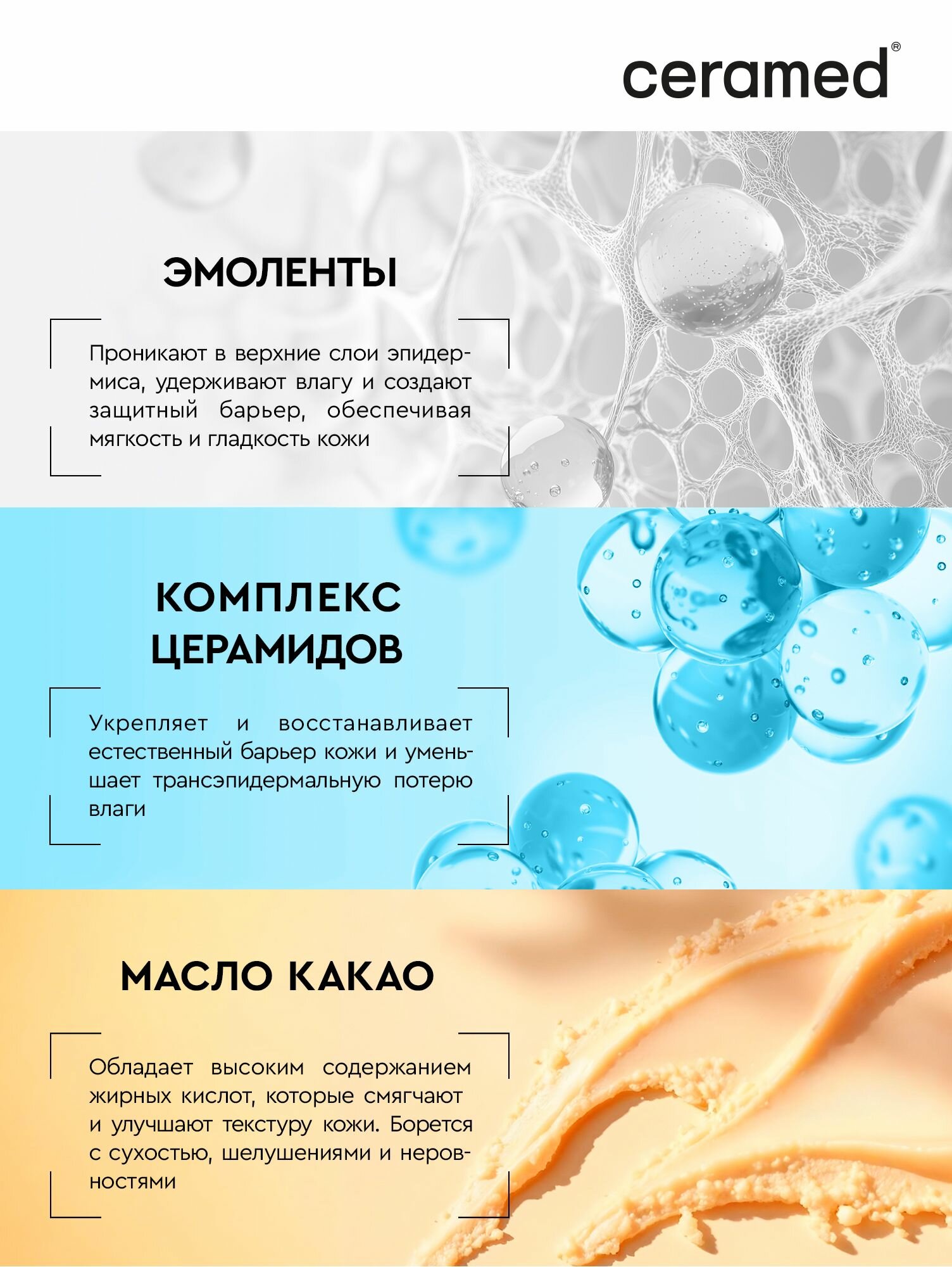 Кремы Для Рук Ceramed Цера-крем для рук ультраувлажняющий, 75 мл с церамидами