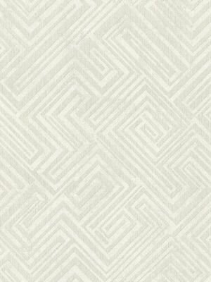 Обои винил горячего тиснения моющиеся на флизелиновой основе Аспект Родос 1.06м х 10.05м геометрия цвет светло-бежевый 70498-12