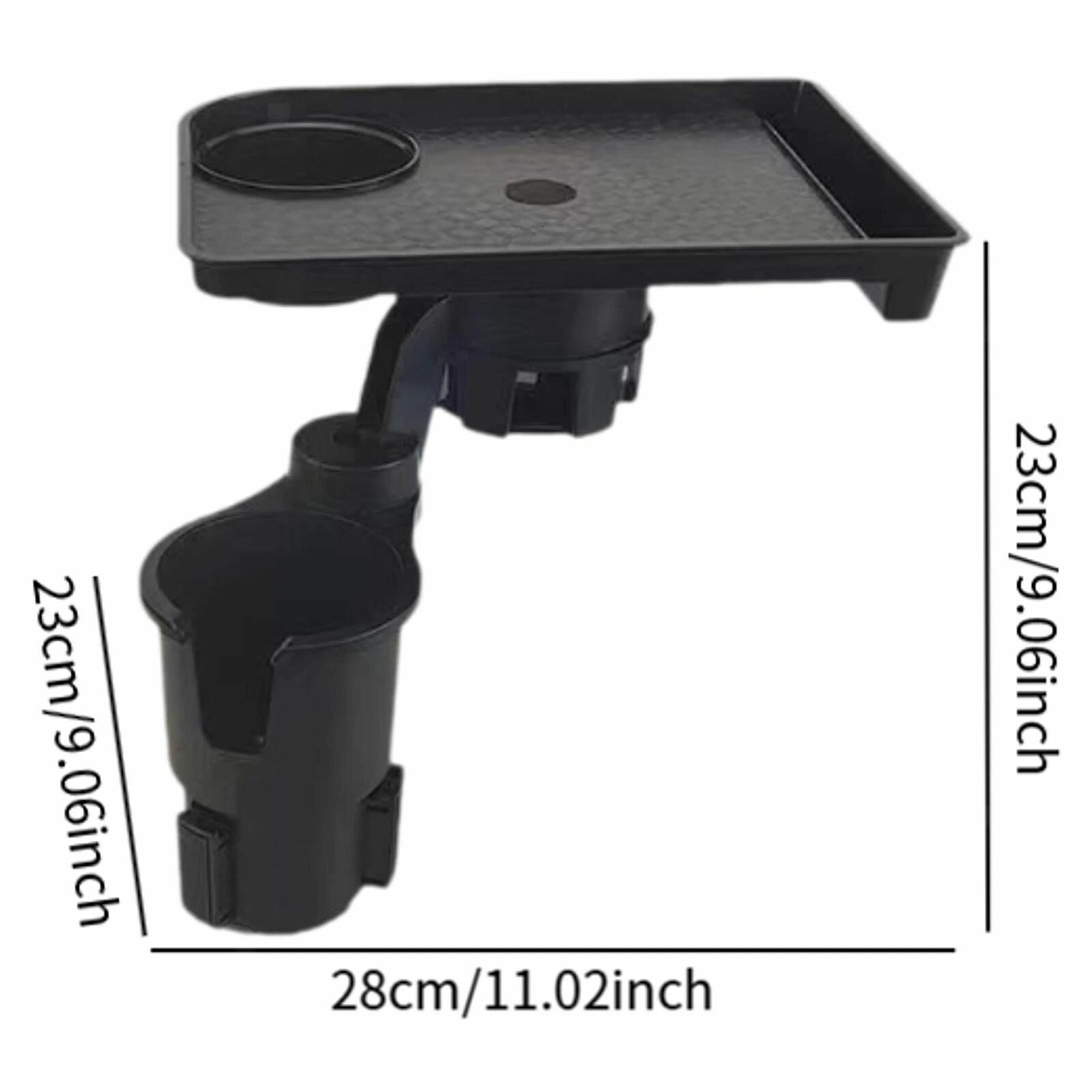 Картинки Автостолик Xiaomi, с подстаканниками, в багажник, вращение на 360°, чёрный