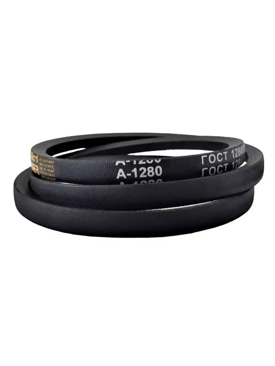 Ремень на мотоблок А-1280 клиновой  для культиватора резина