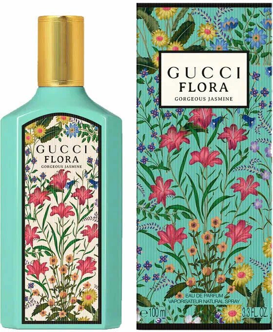 Парфюмерная вода для женщин, женские духи Flora Gorgeous Jasmine Gucci, парфюм для женщин, 100 мл Турция