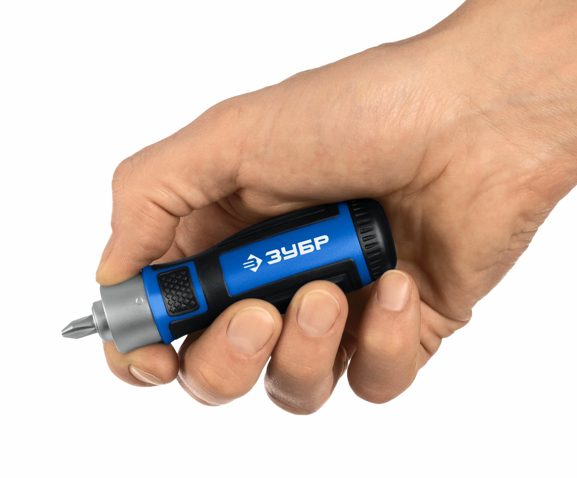 фото ЗУБР 6 предм, Реверсивная отвертка с насадками (25171)